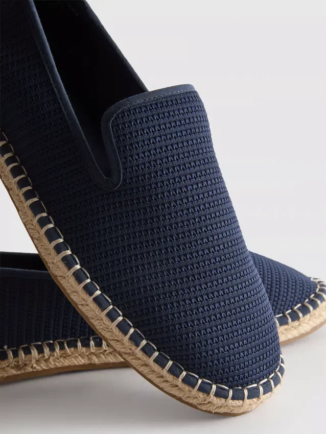 Lavt strikket espadrille
