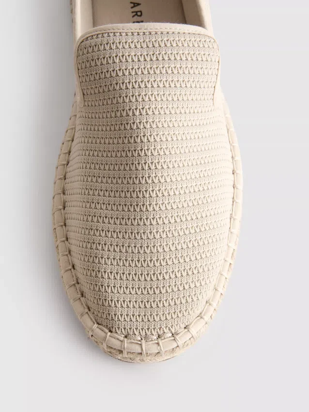 Lavt strikket espadrille