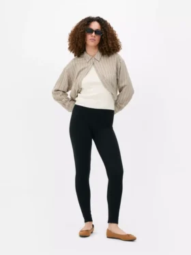 Leggings i bomullsblanding