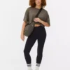 Leggings i jersey med høy midje