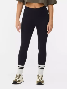 Leggings i jersey med høy midje