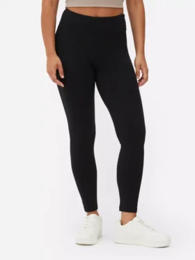 Leggings i jersey med høy midje