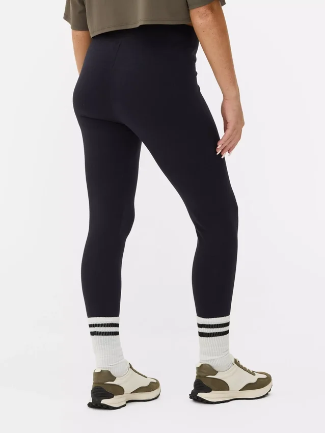 Leggings i jersey med høy midje
