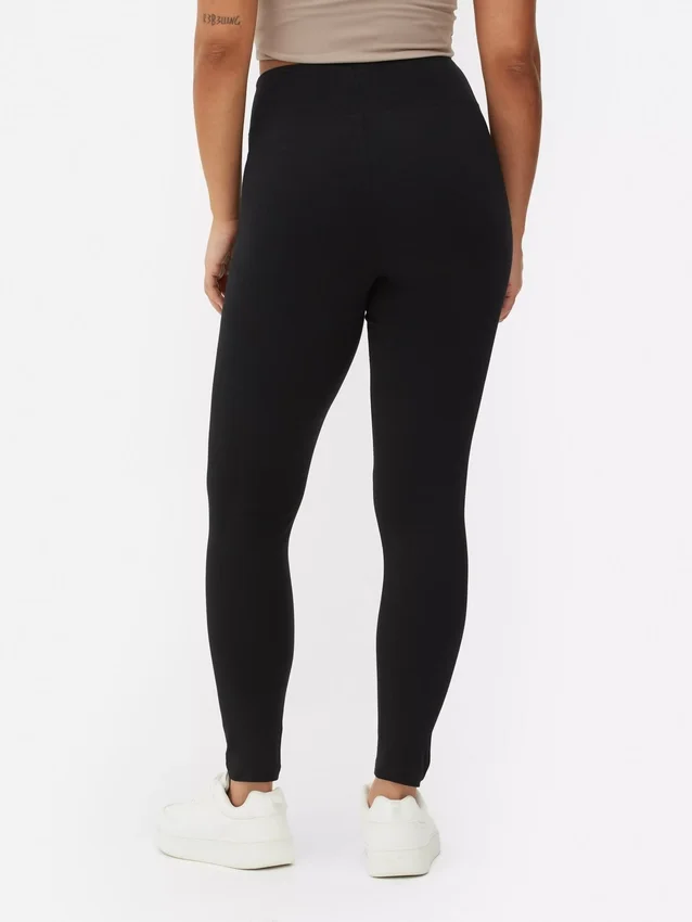 Leggings i jersey med høy midje