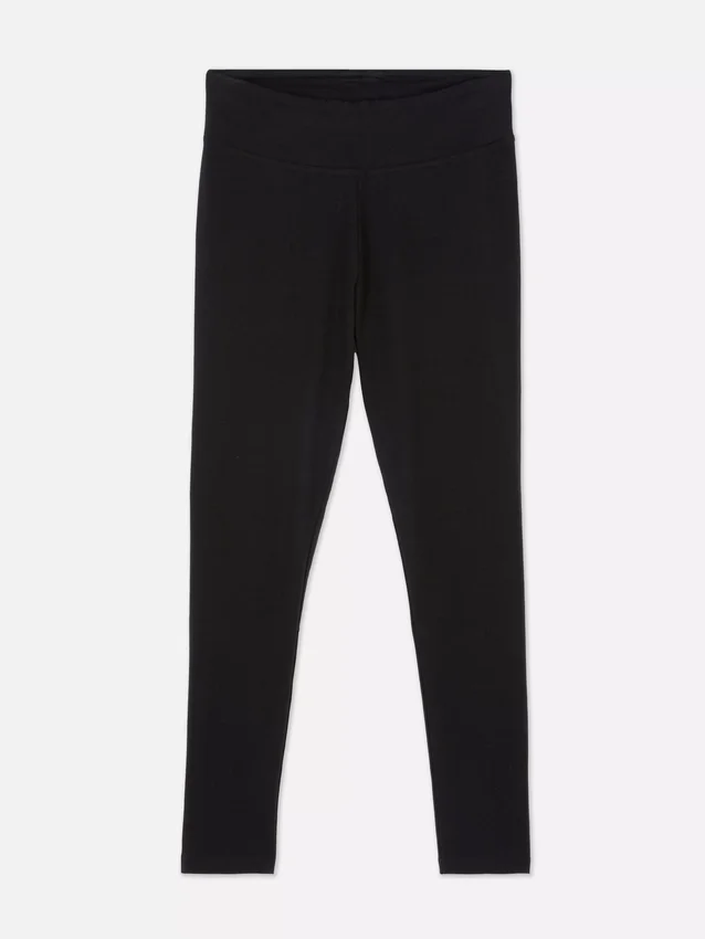 Leggings i jersey med høy midje
