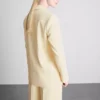 Lila blazer med én rad knapper