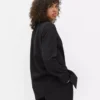 Lila blazer med én rad knapper