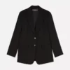 Lila blazer med én rad knapper