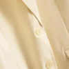 Lila blazer med én rad knapper
