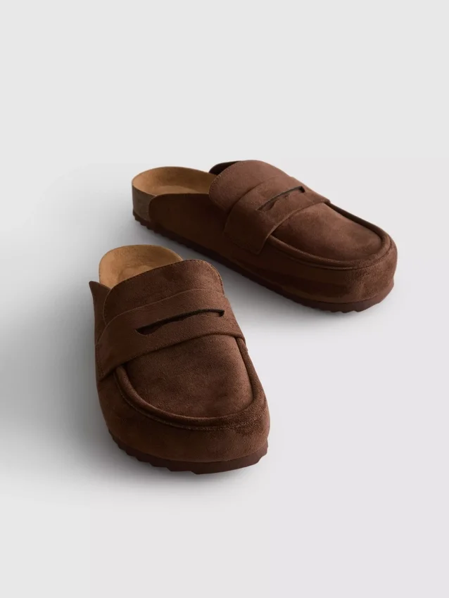 Loafer-klog-sandaler