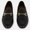Loafers i kunstlær med snaffle-detaljer