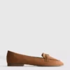 Loafers med bred passform og lav vrist