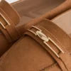 Loafers med bred passform og lav vrist