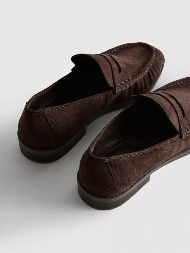 Loafers med rynker