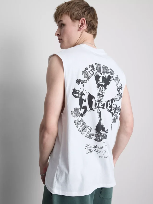 Los Angeles-grafisk tank-top