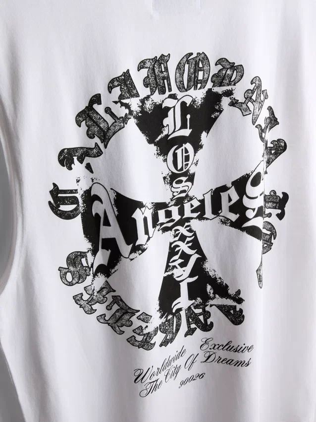 Los Angeles-grafisk tank-top