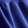 Loungeshorts i bomull med splittet kant