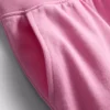 Loungeshorts i bomull med splittet kant