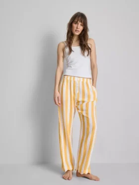 Love to Lounge pyjamasbukser med volanger og rette ben