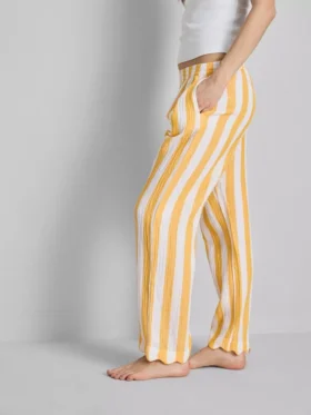 Love to Lounge pyjamasbukser med volanger og rette ben