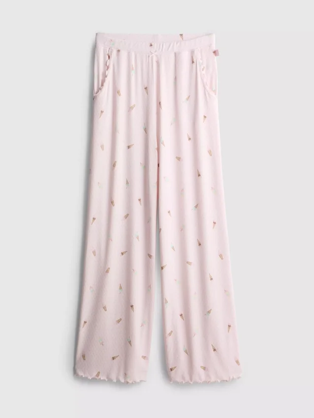 Love to Lounge-pysjamasbukser med iskrem-motiv