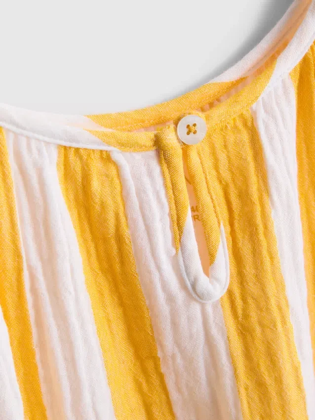 Love to Lounge stripete pyjamas-cami med rynker