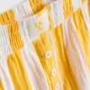 Love to Lounge stripete pyjamasbukser med volanger