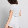 Løpeshorts i bomullsdenim