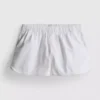 Løpeshorts i bomullsdenim