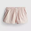 Løpeshorts i bomullsdenim