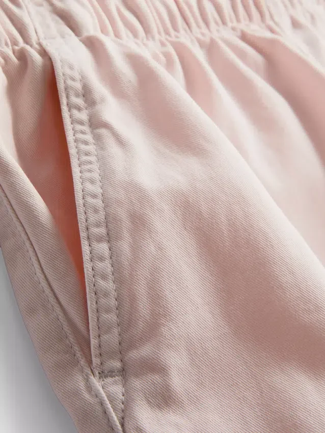Løpeshorts i bomullsdenim
