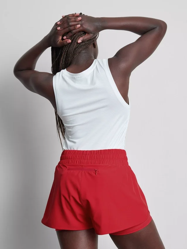 Løpeshorts med lag på lag