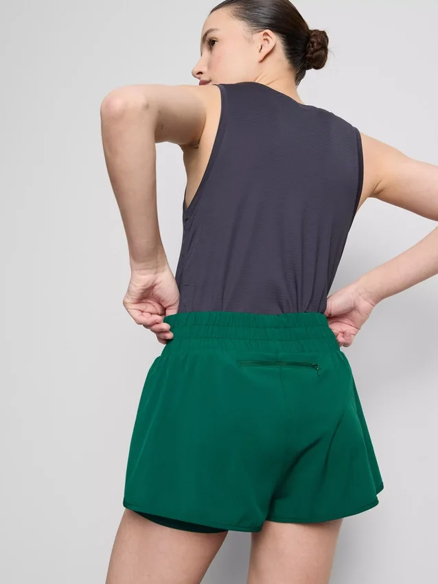 Løpeshorts med lag på lag