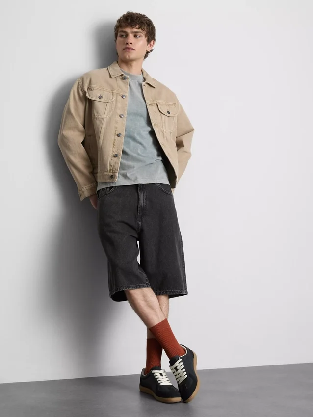 Løse denimshorts
