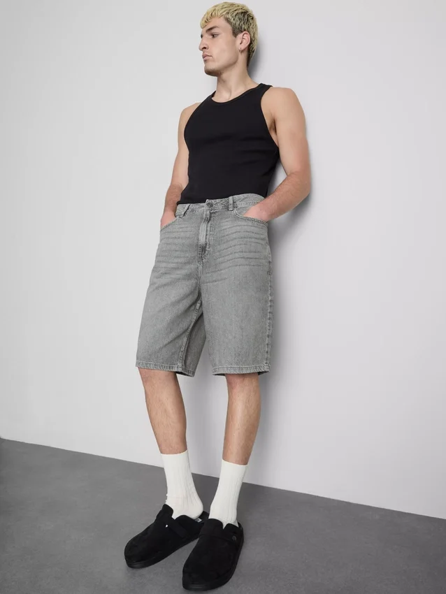 Løse denimshorts