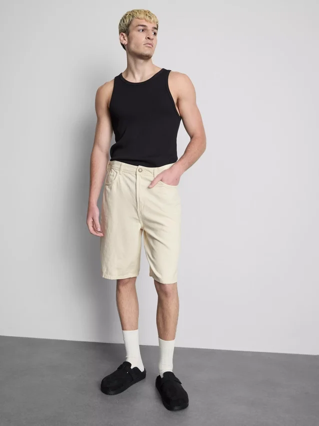 Løse denimshorts