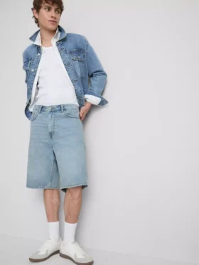 Løse denimshorts