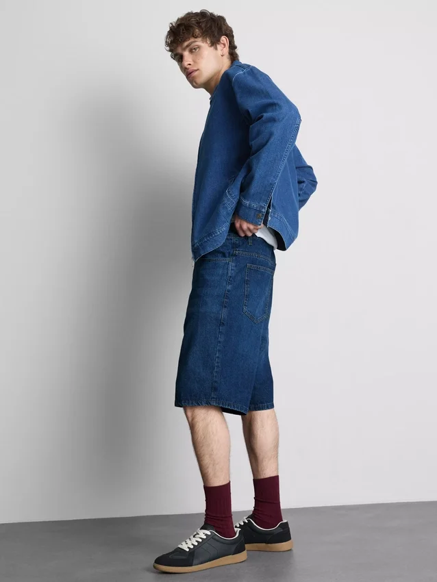 Løse denimshorts