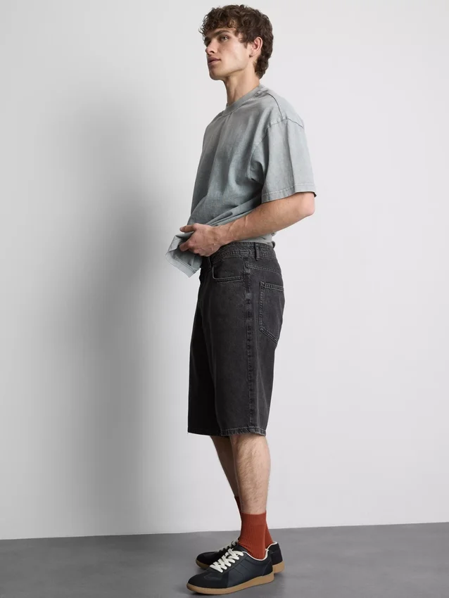 Løse denimshorts