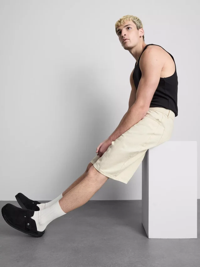 Løse denimshorts
