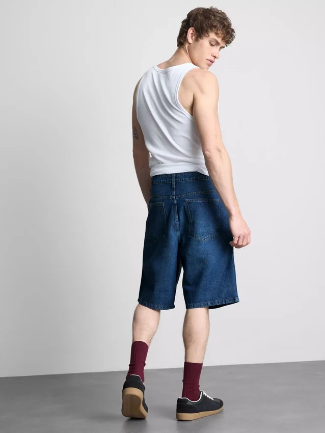 Løse denimshorts