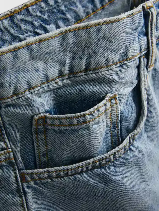 Løse denimshorts
