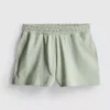 Løse flyplassshorts med høyt bomullsinnhold