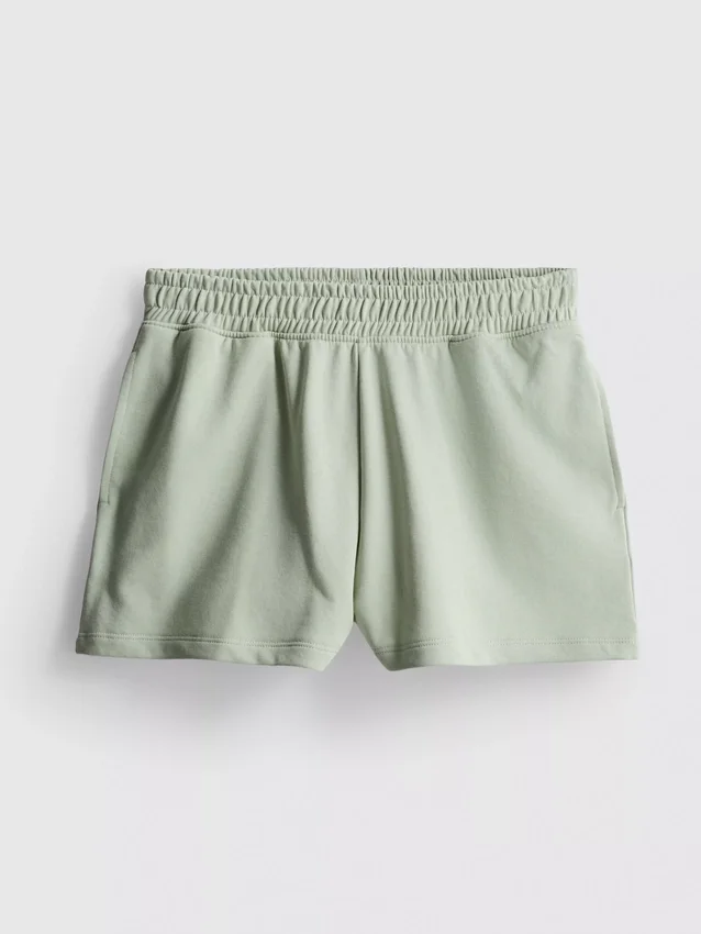 Løse flyplassshorts med høyt bomullsinnhold