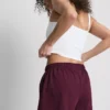 Løse shorts i bomull med snøring