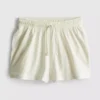 Løse shorts i bomull med snøring