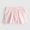 Løse shorts i bomull med snøring
