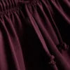 Løse shorts i bomull med snøring