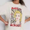 Marilyn Monroe oversized bomulls-T-skjorte