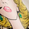 Marilyn Monroe oversized bomulls-T-skjorte